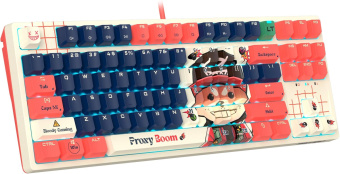 Клавиатура A4Tech Bloody AT87 Proxy Boom механическая бежевый/красный USB for gamer LED (AT87) от магазина РЭССИ