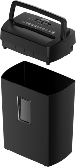 Шредер Cactus CS-SH-12-21-5X20 черный (секр.P-4) фрагменты 12лист. 21лтр. скрепки скобы пл.карты от магазина РЭССИ