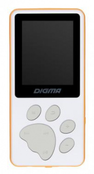 Плеер Hi-Fi Flash Digma S4 8Gb белый/оранжевый/1.8"/FM/microSDHC от магазина РЭССИ