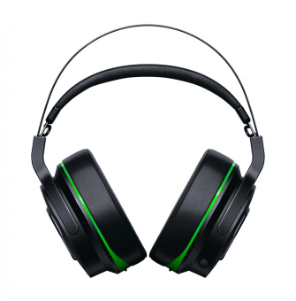Наушники с микрофоном Razer Thresher черный/зеленый мониторные Radio оголовье (RZ04-02240100-R3M1) от магазина РЭССИ