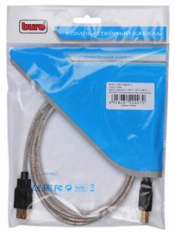 Кабель-удлинитель Buro USB2.0-AM-AF-S USB A(m) USB A(f) 1.8м от магазина РЭССИ