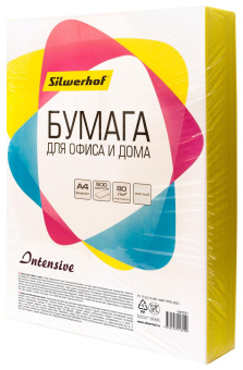 Бумага Silwerhof A4/80г/м2/500л./желтый интенсив от магазина РЭССИ