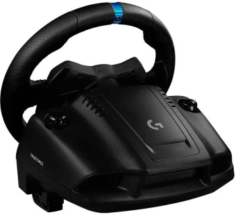 Руль Logitech G923 10кноп. (с педалями) черный от магазина РЭССИ