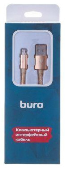 Кабель Buro Braided BHP RET MICUSB-BR USB (m)-micro USB (m) 1м золотистый от магазина РЭССИ