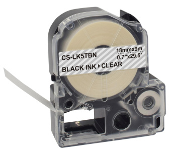 Картридж ленточный Cactus CS-LK5TBN черный для Epson LW400/LW700/LW600P/LW1000P/K400/Z700/Z900 от магазина РЭССИ