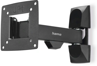 Кронштейн для телевизора Hama 00220820 черный 10"-26" макс.15кг настенный поворот и наклон от магазина РЭССИ