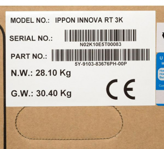 Источник бесперебойного питания Ippon Innova RT 3000 2700Вт 3000ВА черный от магазина РЭССИ
