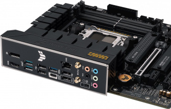 Материнская плата Asus TUF GAMING B650M-PLUS WIFI SocketAM5 AMD B650 4xDDR5 mATX AC`97 8ch(7.1) 2.5Gg RAID+HDMI+DP от магазина РЭССИ