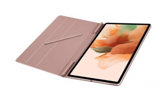 Чехол Samsung для Samsung Galaxy Tab S8+/S7+/S7 FE Book Cover полиуретан розовое золото (EF-BT730PAEGRU) от магазина РЭССИ