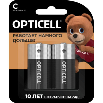 Батарея Opticell Basic LR14 C (2шт) блистер от магазина РЭССИ
