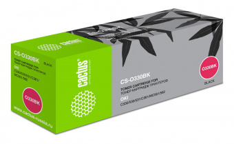 Картридж лазерный Cactus 44469809 CS-O330BK 44469809 черный (3500стр.) для Oki C330/530 от магазина РЭССИ