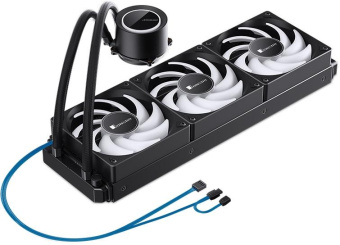 Система водяного охлаждения Jonsbo TG-360 ARGB Soc-AM5/AM4/1200/1700/1851 черный 4-pin 22.9-35.4dB Al+Cu 300W 2660gr Ret (TG-360 ARGB BLACK) от магазина РЭССИ