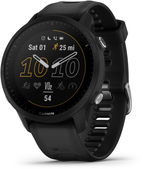 Смарт-часы Garmin Forerunner 955 33мм 1.3" корп.черный рем.черный разм.брасл.:130-220мм (010-02638-30) от магазина РЭССИ