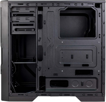 Корпус Hiper Combat черный без БП ATX 3x120mm 1xUSB2.0 1xUSB3.0 audio bott PSU от магазина РЭССИ