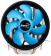 Устройство охлаждения(кулер) Aerocool Verkho 2 Plus Soc-AM5/AM4/1151/1200/1700 черный/синий 4-pin 18-27dB Al+Cu 115W 444gr Ret от магазина РЭССИ