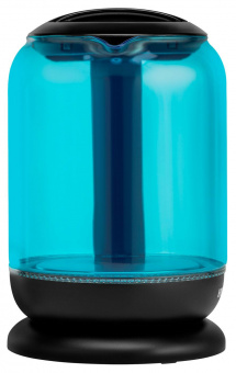 Чайник электрический Hyundai HYK-G2806 1.8л. 2200Вт голубой/черный (корпус: стекло) от магазина РЭССИ