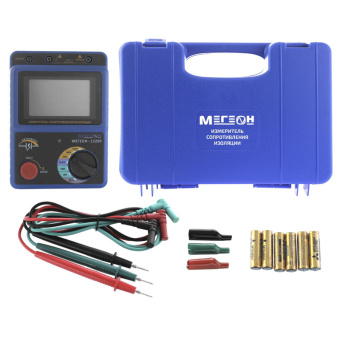 Измеритель сопротивления изоляции МЕГЕОН Мегаомметр 13200 с поверкой к0000020465 от магазина РЭССИ