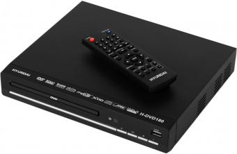 Плеер DVD Hyundai H-DVD180 черный ПДУ от магазина РЭССИ