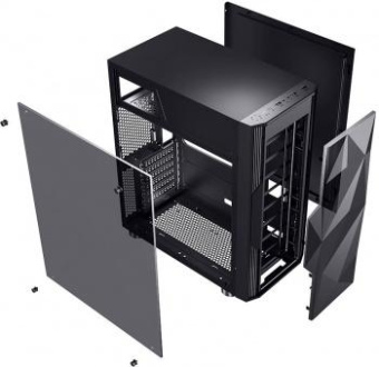 Корпус Formula F-3401 (V1) черный без БП ATX 3x120mm 2xUSB2.0 1xUSB3.0 audio bott PSU от магазина РЭССИ
