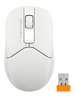 Мышь A4Tech Fstyler FG12 белый оптическая (1200dpi) беспроводная USB (3but) от магазина РЭССИ