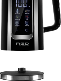 Чайник электрический Red Solution COLORSENSE AM120D 1.7л. 2000Вт черный корпус: нерж.сталь/пластик (AM120D) от магазина РЭССИ
