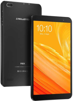 Планшет Teclast P80X SC9863A (1.6) 8C RAM2Gb ROM32Gb 8" IPS 1280x800 3G 4G Android 10.0 Go черный 2Mpix 0.3Mpix BT GPS WiFi Touch microSD 512Gb GPRS EDGE 4000mAh 60hr от магазина РЭССИ