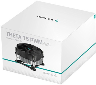 Устройство охлаждения(кулер) Deepcool Theta 15 PWM Soc-1700/1851 серебристый/черный 4-pin 18-37.2dB Al 65W 208gr Ret (DP-ICAS-T15P-17) от магазина РЭССИ