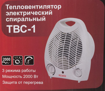 Тепловентилятор Ресанта ТВС-1 2000Вт белый от магазина РЭССИ