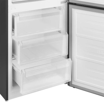 Холодильник Weissgauff WRK 2000 Total NoFrost Inverter Black Inox 2-хкамерн. черный инвертер от магазина РЭССИ