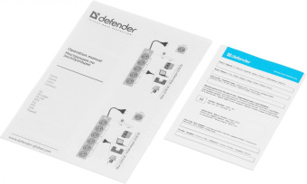 Сетевой фильтр Defender ILS 351 1.8м (5 розеток) белый (коробка) от магазина РЭССИ