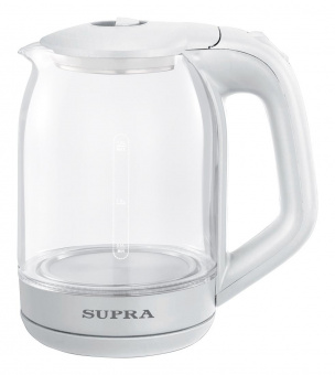 Чайник электрический Supra KES-1893 1.8л. 1500Вт белый (корпус: стекло) от магазина РЭССИ