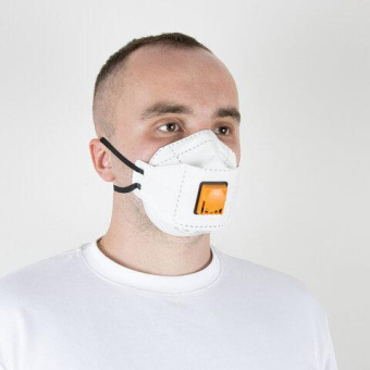 Респиратор с клапаном Jeta Safety FFP2 NR D трехпанельный JM-9322 от магазина РЭССИ