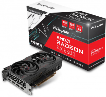 Видеокарта Sapphire PCI-E 4.0 11310-01-20G RX 6600 Gaming AMD Radeon RX 6600 8192Mb 128 GDDR6 1792/14000 HDMIx1 DPx3 HDCP Ret от магазина РЭССИ