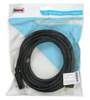 Кабель аудио-видео Buro v 1.2 DisplayPort (m)/DisplayPort (m) 5м. Позолоченные контакты черный (BHP DPP_1.2-5) от магазина РЭССИ