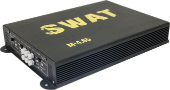 Усилитель автомобильный Swat M-4.65 четырехканальный от магазина РЭССИ
