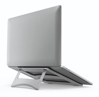 Подставка для ноутбука Hama Aluminium (00053059) 15.4"230x230x5мм алюминий серебристый от магазина РЭССИ