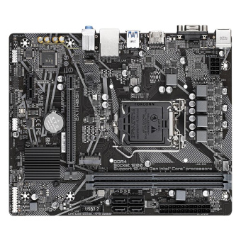 Материнская плата Gigabyte H510M H V2 2.0 Soc-1200 Intel Q470 2xDDR4 mATX AC`97 8ch(7.1) GbLAN+VGA+HDMI от магазина РЭССИ