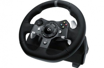 Руль Logitech G920 Driving Force (с педалями) черный от магазина РЭССИ