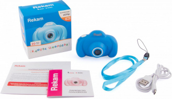 Фотоаппарат Rekam iLook K410i голубой 20Mpix 2" 720p microSDHC/microSDXC CMOS/Li-Ion от магазина РЭССИ