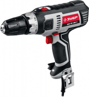 Дрель-шуруповерт Зубр ДШ-М1-400-2 400Вт патрон:быстрозажимной от магазина РЭССИ