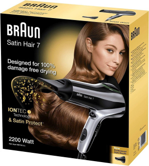 Фен Braun BRHD710E 2200Вт черный от магазина РЭССИ