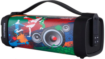 Колонка порт. Telefunken TF-PS1241B рисунок 12W 1.0 BT/USB 1500mAh (TF-PS1241B(ПРИНТ PAINT)) от магазина РЭССИ