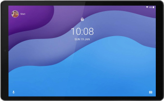 Планшет Lenovo Tab M10 TB-X306X Helio P22T (2.3) 8C RAM4Gb ROM64Gb 10.1" IPS 1280x800 3G 4G Android 10.0 серый 8Mpix 5Mpix BT GPS WiFi Touch microSD 256Gb 5100mAh 700hrs от магазина РЭССИ