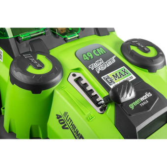 Газонокосилка роторная Greenworks G40LM49DBK4 (2500207VB) от магазина РЭССИ