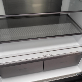 Холодильник Hyundai CM55043F 3-хкамерн. черный стекло инвертер от магазина РЭССИ