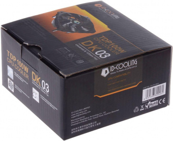 Устройство охлаждения(кулер) ID-Cooling DK-03 Soc-AM4/1151/1200 3-pin 26dB Al 100W 250gr Ret от магазина РЭССИ