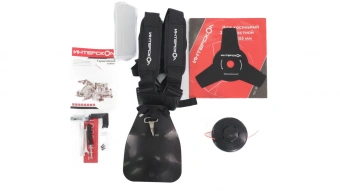 Триммер бензиновый Интерскол КБ-44/52В 2.2л.с. неразбор.штан. реж.эл.:леска/нож упак.:1шт. от магазина РЭССИ