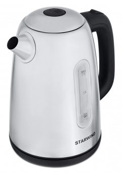 Чайник электрический Starwind SKS3210 1.7л. 2200Вт серебристый (корпус: металл) от магазина РЭССИ