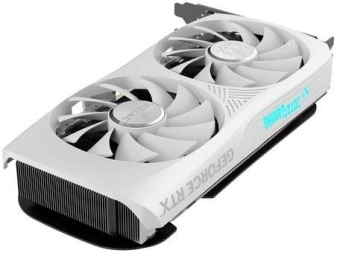 Видеокарта Zotac PCI-E 4.0 RTX 4060 Ti TWIN EDGE OC WHITE ED NVIDIA GeForce RTX 4060TI 8Gb 128bit GDDR6 2565/18000 HDMIx1 DPx3 HDCP Ret от магазина РЭССИ