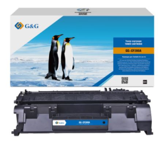 Картридж лазерный G&G GG-CF280A черный (2700стр.) для HP LJ P2035/P2055d/Pro 400 M401/MFP M425 от магазина РЭССИ
